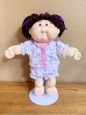 Vintage Cabbage Patch Kids Toddler Doll In ABC Sleeper Pajamas HM20